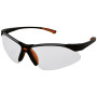 Schutzbrille Protect in schwarz/orange - Schutzbrille mit Polycarbonat-Sichtscheibe  