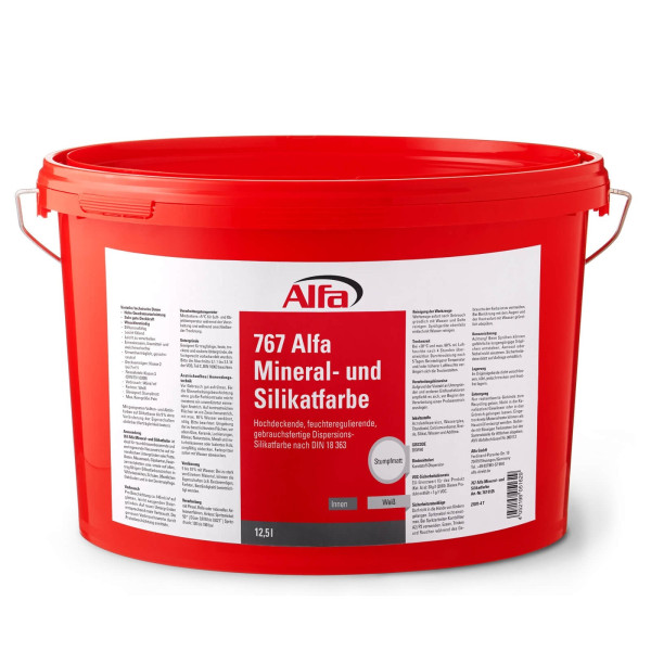 Alfa Mineral- und Silikatfarbe 12,5 Liter
